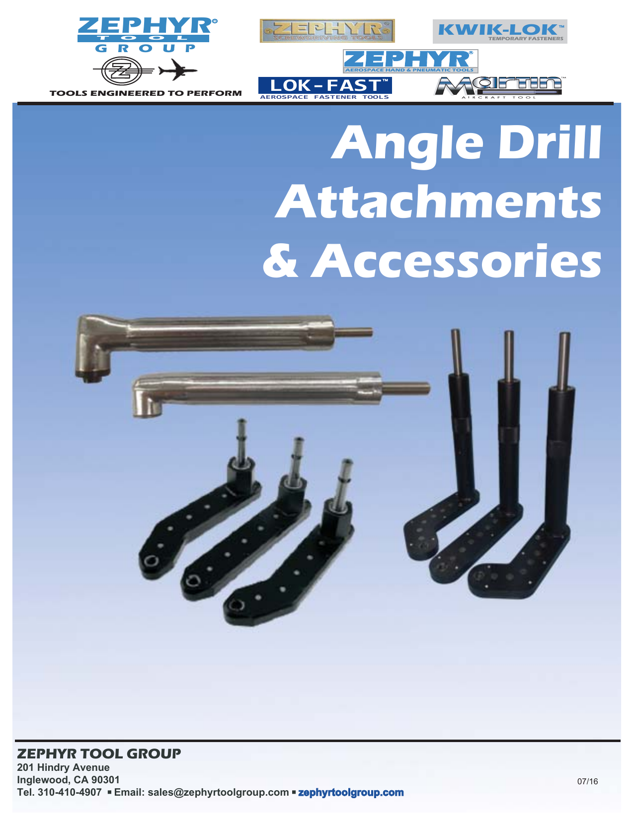 Angle Drill Attachments & Accessorie（ZEPHYR MANUFACTURING CO., INC）の
